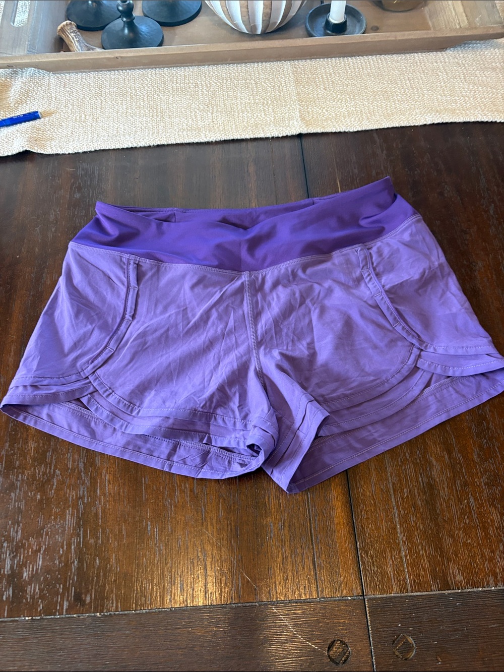 Purple Women’s Athletic Shorts - Comfortable Lightweight Activewear